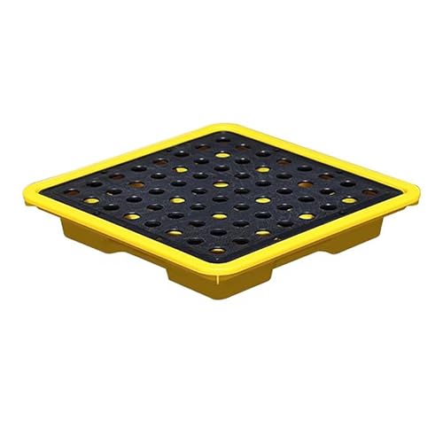 Modular Spill Containment Platform with Efficient Drainage for Industrial Use - Heavy-Duty Design, Chemical Resistant, Easy Assembly, Ideal for Workplace Safety