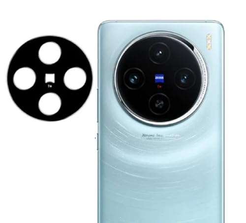 Image of ZARALA Glass Camera Lens Protector For Vivo X100 PRO [9H Hardness] [6D Lens Protector ] [Easy Installation] Black (Vivo X100 PRO)