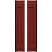 Ekena Millwork ARW101BB311X41MRH Americraft Three 2 Exterior Real Wood Joined Board-n-Batten Shutters (Per Pair), 10 1/2"W x 41"H, Pepper Red