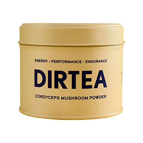 Dirtea Cordyceps Mushroom Powder, 60g Tin