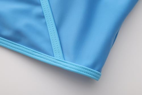 Image of Girls 3 Piece Bikini Bathing Suit Teen Girls Swimwear Sport Swimsuits with Shorts 9-16T