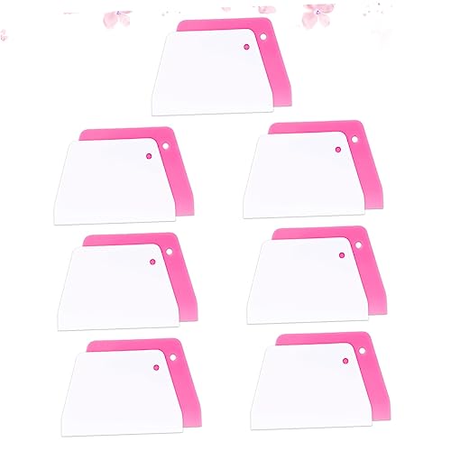 FUNOMOCYA 14stücke Teiliges Aus Kunststoff-teigschabern Stufenförmige Spachtel Für Backen Von Torten Glätten Von Sahne Und Weiß Lebensmittelechte Utensilien Für Präzise Ergebnisse