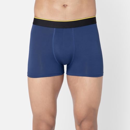 Image of Bummer Men's Finest Modal Underwear with Ultra Soft 4-Way Stretch Fabric for Ultimate Comfort - Anti-Bacterial & Breathable Solid Trunks Innerwear Combo Pack for Men