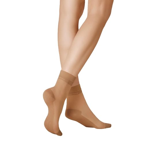 KUNERT Damen Söckchen Cotton Sole 20 Baumwollsohle 20 DEN tan 1003 39-42