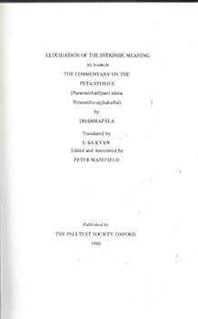 Hardcover Peta Stories: A translation of the commentary on the Petavatthu. Book