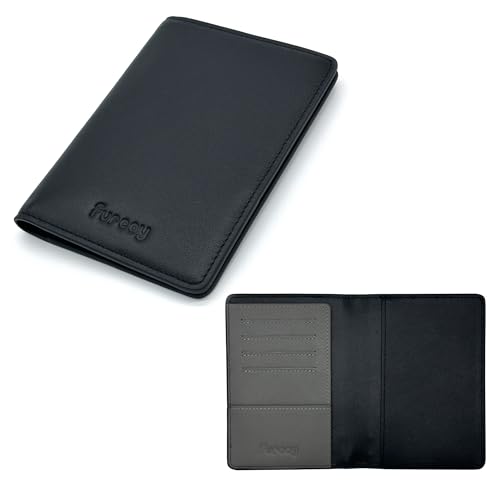 FURCAY Slim Nappa Leather Passport Cover