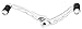 Performance Machine 0034-1087-CH Apex Contour Shift Lever and Spacer - Toe Shifter - Chrome