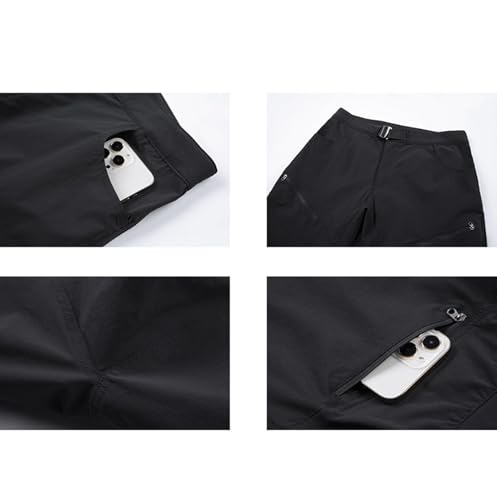 PANBJ Short de Course Athlétique pour Homme Pockets Gym Yoga Summer Shorts Dry Fit Workout Shorts(Brown,M) – vue 4