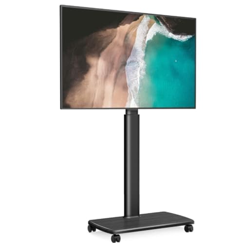 Soporte móvil para TV de 37 a 75 pulgadas con ruedas y giro miniatura 1
