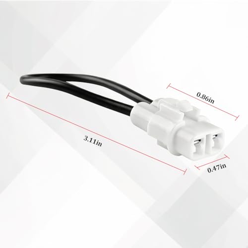 SWPHRT 2PCS Car Seat Belt Bypass, Vehicle Harness Override Switch Connector Jumper Plug, Automotive Replacement Accessories, Compatible with All Mule 2017-2025 Teryx Krx 1000