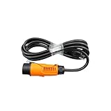 Y-30 EV Charging Power Cord Plug 10 FT Fit for Coleman Icon DR48V Electric 4P for Kandi Kruiser 4p Golf Cart with US Plug 220V 16A
