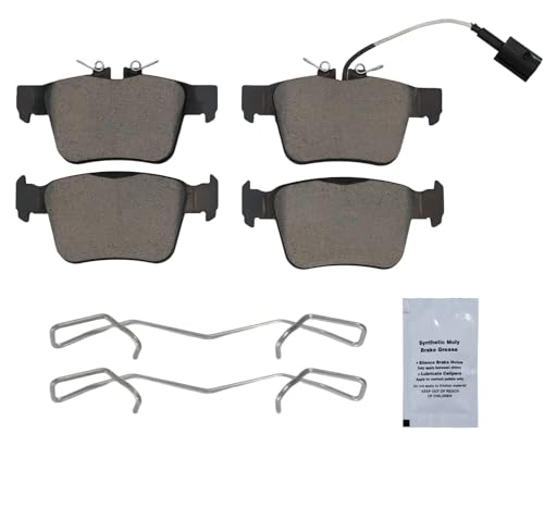 Image of HUSCH D1989 Rear Ceramic Brake Pads Kit Fit For Maserati Ghibli 2014-2018
