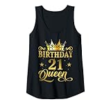 Photo Gallery donna 21 birthday queen compleanno donna canotta Photo Gallery donna 21 birthday queen compleanno donna canotta