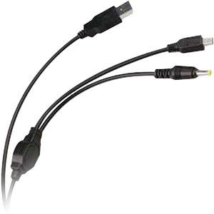 CORE GAMER 2-In-1 USB Power Link Cable and Bonus Audio Splitter - Sony PSP
