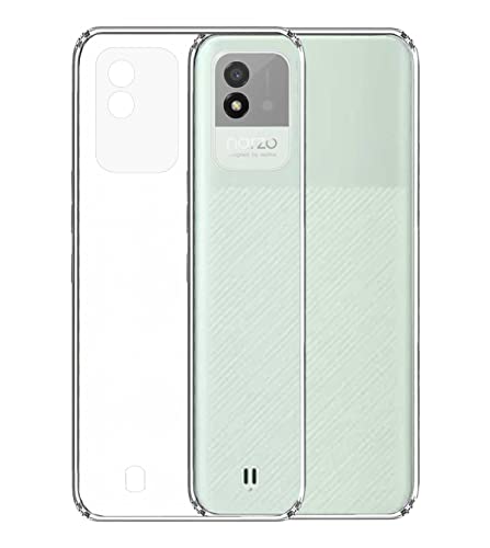 Image of Soft Flexible Silicone Back Cover Compatible with Realme Narzo 50i, Transparent Case