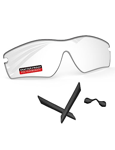 Image of PRO+ Polycarbonate Replacement Lenses & Rubber Kits for Oakley RadarLock Series Sunglasses