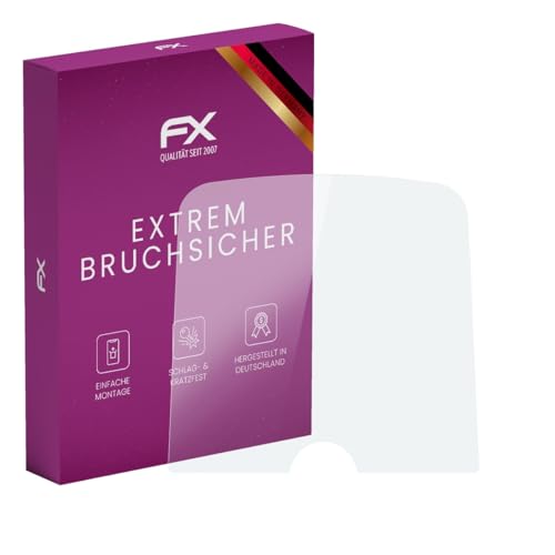 atFoliX Plastic Glass Protective Film compatible with Beurer EM 49 Glass Protector, 9H Hybrid-Glass FX Screen Protector