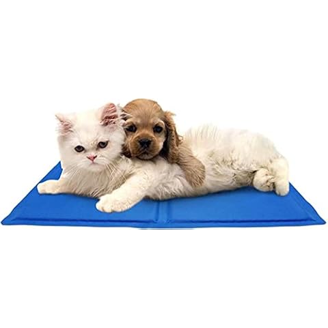 My Furry Friend Dog Cooling Mat | Pet Self Cool Non-Toxic Gel Ice Pad | Dog Cat Bed for Summer Sleeping | Durable & Easy Clean | Great for Dogs Cats in Hot Summer (30x40cm) Cover