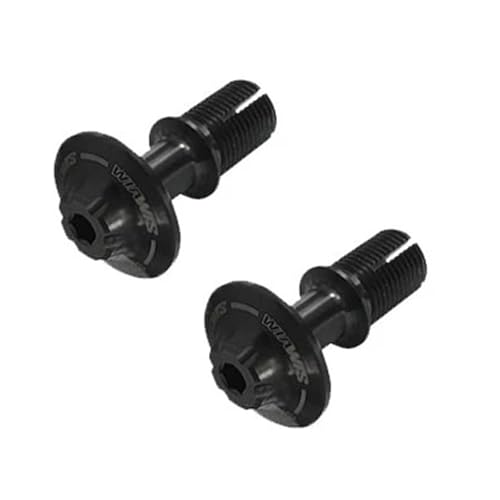 W&W Weight Tiller Adjustment Bolt Stainless Steel Black Compatible with Atfx Atfdx Meta Dx Meta Lx Tft Tftg 42g 13mm x 1.25 Thread M13 x 1.25 Durable and Reliable Adjuster for Optimal Performance.