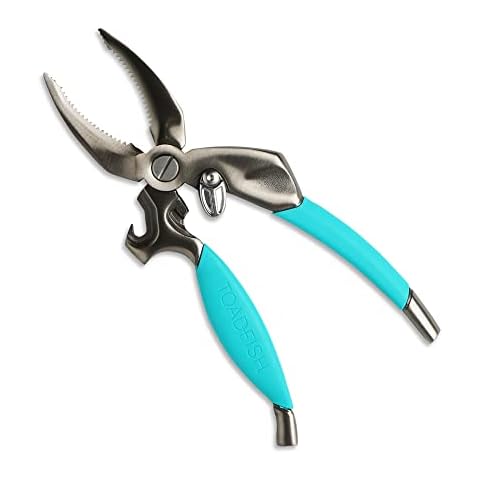 Toadfish Crab Leg Cracker Tool - Seafood Shell Cracking Tool - Stainless Steel Serrated Cutter - Ergonomic Non-Slip Grip - Built-In Bottle Opener Outfitters Cover