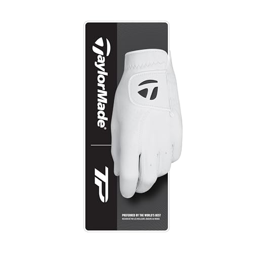 Guante de golf Taylormade TP Glove White unisex adulto color blanco talla estándar