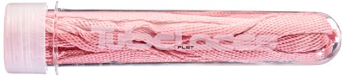 Tubelaces White Flat Schnürsenkel, Pink (Neonpink) 131-140 cm, 5er Pack Cover