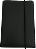 professor d'andrea eth Made in Italy D\'Amico Herren Geldbeutel mit Elastisch 100% Leder Mod APU0076 Made in Italy - 999 - Schwarz, 10 x 13