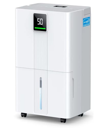 5000 Sq.Ft Most Efficient Energy Star 2026 Wi-Fi Dehumidifier, Max
