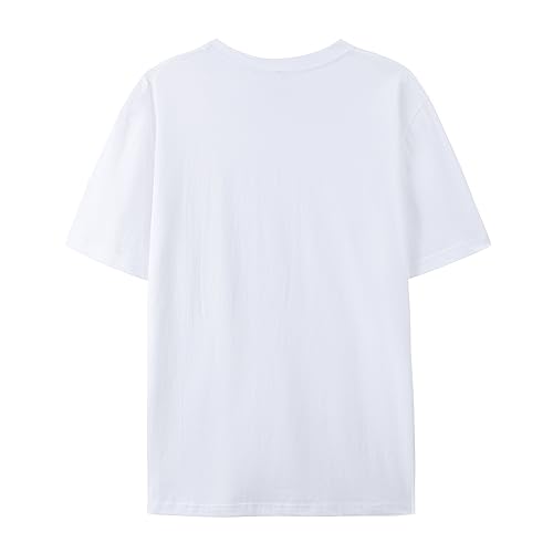 Spym Womens T-Shirt, Crew Neck Short Sleeve Cotton Tee Shirt, Loose Fit Tshirts with Plus Size and Regular Size2