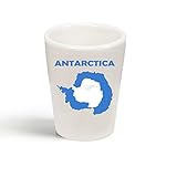 Antarctica Original Country Name Ceramic Shot Glass Cup