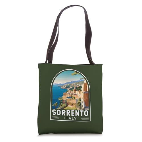 Bolso Tote Vintage Emblema Retro de Sorrento Italy miniatura 1