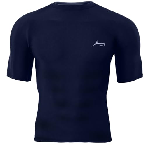 Image of PROSHARX Half Sleeve Compression T-Shirt - Men's Athletic & Sports Tights for Fitness