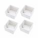 Tool parts Wall Switch Box Deep Case Recessed Mount 86 Type Single Gang White 4pcs