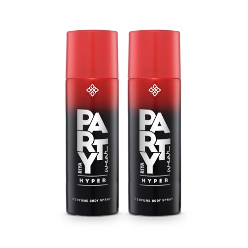 Image of Riya Hyper Deodorant | Deo Spray | Body Spray for Men | 200 ml Each| Pack of 2 | Long-Lasting Citrus Fougere Fragrance