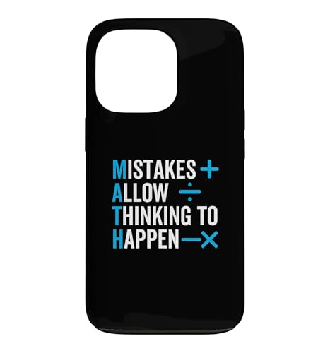 Mistakes allow Thinking to Happen �ʔ������w���t�̌��t �X�}�z�P�[�X iPhone 13 Pro �p