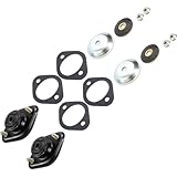 DUANGKAKA Suspension Shock Mounting Kit Rear fits BMW 320i,323Ci,323i,325Ci,325i 1999 2000 2001 2002 2003 2004 2005 2006 2 X
