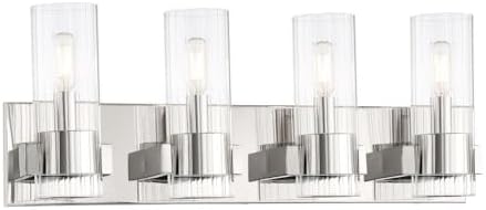 Minka Lavery Vernon Place 24 1/2" Wide Chrome 4-Light Bath Light