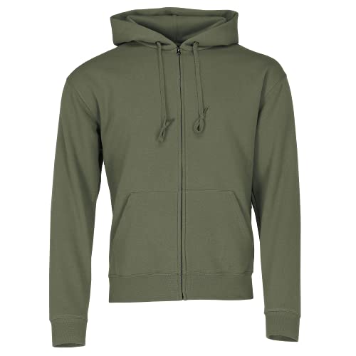 Fruit of the Loom: Hooded Zip Sweat 62-034-0, Größe:XL;Farbe:Classic Olive