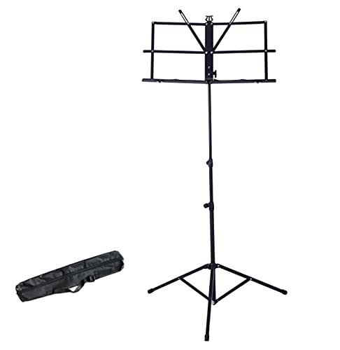 リタプロショップ® 譜面台 楽譜スタンド 折りたたみ 軽量 高さ64-136cm 調節可能 譜面立て 楽譜立て