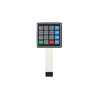 Universal 4×4 16 Key Matrix Membrane Switch Keypad Keyboard : Amazon.in ...