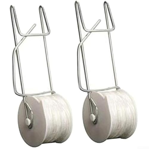 Tomatenrollenhaken für Gewächshaus, hergestellt aus Gitterdraht zur Unterstützung von Klettertomaten und anderen Pflanzen, ermöglicht effizientes vertikales Gartenraummanagement (1 Packung)