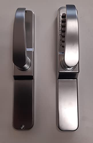 Serrure à Code mécanique bt07- Plaque sans perçage - Argent Cover