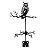 Wind Weathervanes for Roofs Mount with Creative Black Owl Shapes & Metal Material | Mini Weather Vain/Vein for Sheds, Courtyard, and Garden Fence Decoration Outdoor (Owl, 1PC)