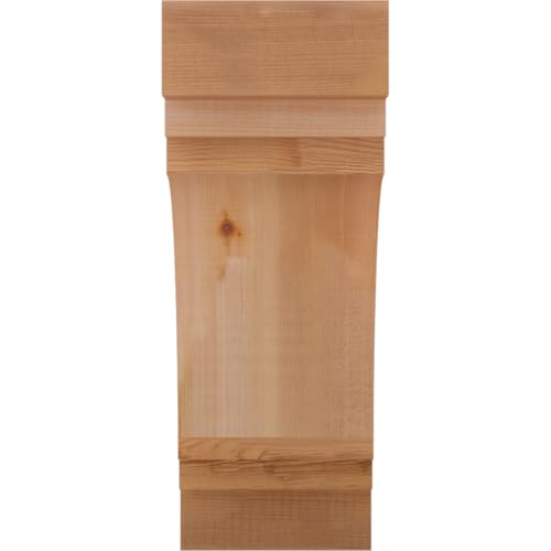 Corbel Pescadero Ekena menuiseries en bois brut pour restaurer une façade