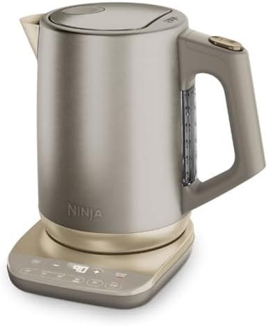 Ninja Electric Kettle with Adjustable Temperature, 1.7L, Fast Boil, 6 Preset Temperatures, Hold Temp Function, Goldstone KT201EUSTGD image 2