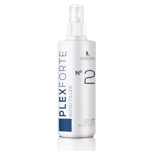 LENDAN - Tratamiento Reparador Cabello Dañado - Plex Forte Nº2 Bond Filler - 200 ml - Fortalece el Cabello - Nutre y Repara el Pelo Dañado - Preserva el Color - Protector Térmico