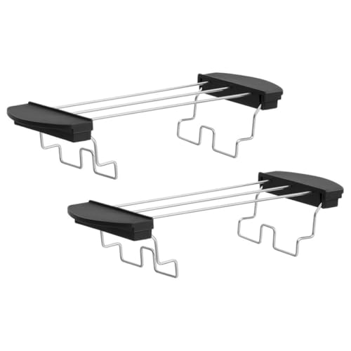 Mikikit 2 Rejillas para Pan de Acero Inoxidable Multifuncionales, Superficie Lisa, Accesorio para Horno y Tostadora, Ideales para Hornear y Dorar Pan