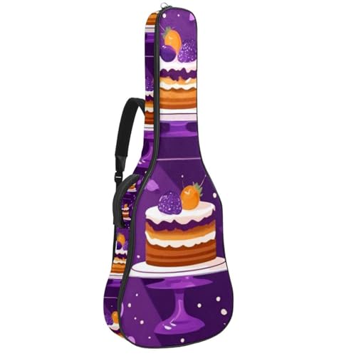 Sac guitare acoustique imperméable à motif pour transporter vos partitions et accessoires