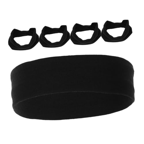 5PCS Kids Sports Headbands Elastic Sweatbands for Youth Boys and Girls Breathable and Absorbent Athletic Hair Accessories for Football Soccer Baseball