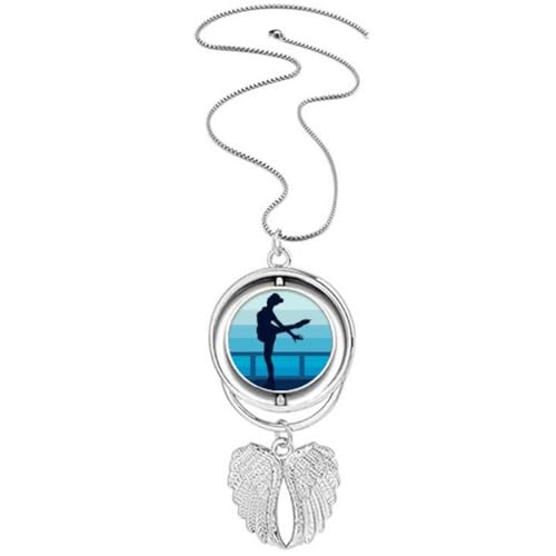 Collier ailes d'ange femme sports d'hiver idée cadeau anniversaire et fêtes